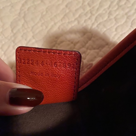 Price Firm YSL red leather St. Tropez shoulder bag 2003/2004 Tom Ford - Picture 4 of 10